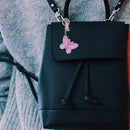 Full Drill Special Shaped Diamond Painting Butterfly Women Bag Keychain Gift