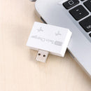 USB 2.0 Male/Dual Charger Dual 2 Port USB Splitter Hub Adapter Converter -