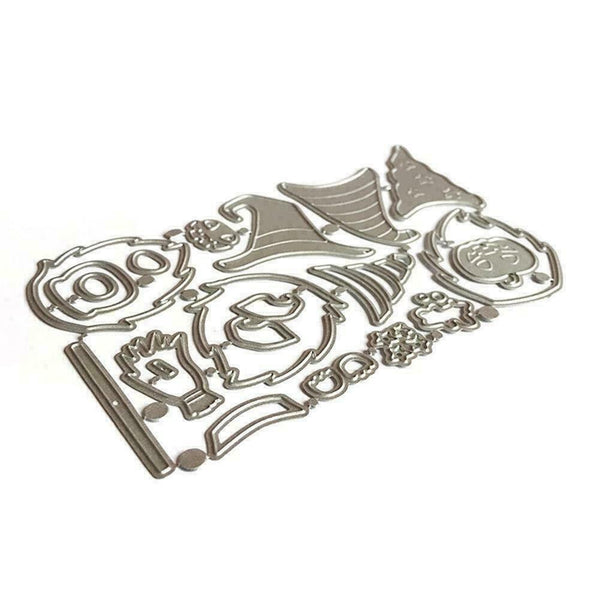 Halloween Gnome Witch Metal Cutting Dies Stencil DIY Scrapbook T3N2 Album A5I9