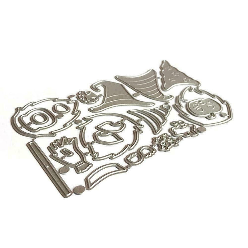 Halloween Gnome Witch Metal Cutting Dies Stencil DIY Scrapbook T3N2 Album A5I9