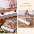 Food Wrap Dispenser - Suction Cup Design Reusable Foil and Cling Film Cutter