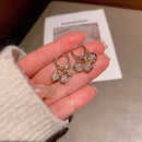 Cat Eye Party Opal Women Drop Earrings Earrings Lily of The Valley Ear Stud