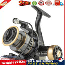 All-Metal Spinning Fishing Reel Fixed Spool Reel Fishing Tackle (HE-1000) Newly