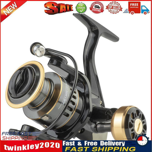 All-Metal Spinning Fishing Reel Fixed Spool Reel Fishing Tackle (HE-1000) Newly