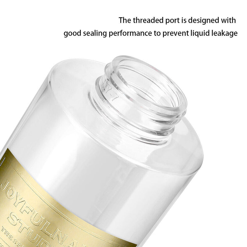 150/300ml Press Empty Bottle Nail Polish Remover Cleaner Makeup Clear Dispenser