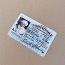 Tree Christmas Decorations Driving License Santa's Sleigh Lost Santa License