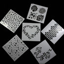 DIY Crafts Embossing Template Walls Painting Layering Stencils Scrapbooking