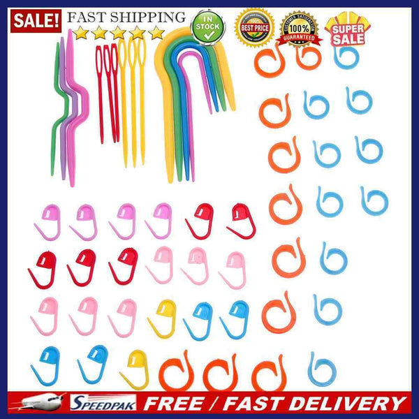 Plastic Knit Stitch Knitting Needles Crochet Stitch Knitting Accessories