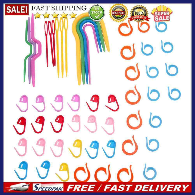 Plastic Knit Stitch Knitting Needles Crochet Stitch Knitting Accessories