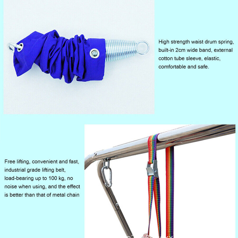 Kids Hanging Jumping Chair Training Exercise Adjustable Swinging Bouncing Seat