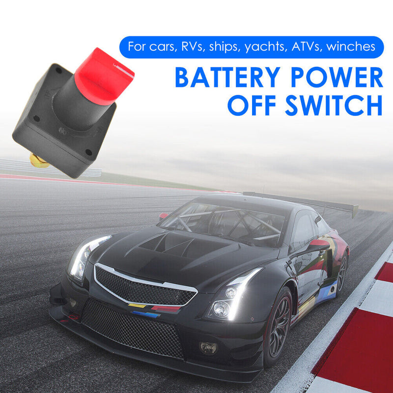 300A Battery Disconnect Cut Off Kill Switch Power Isolator for Car Boat Mar
