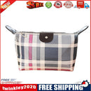 Portable Waterproof Print PU Cosmetic Bag Travel Toiletry Wash Bag (Lattice