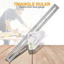 350mm Angle Level Ruler Woodworking Triangle Protractor Gauge for Carpenter