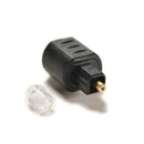 Round To Square Mini Jack Plug To Toslink Audio Adapter Female To Male Optical