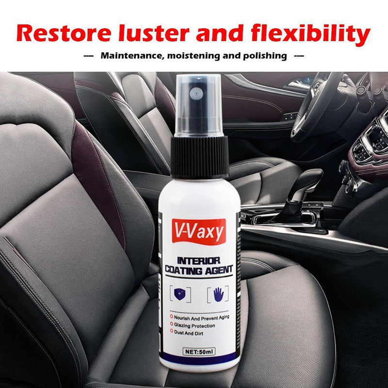 50ml Car Interior Cleaner Leather Seat Plastic Dashboard Door Panel Foam Ag