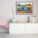 Farm Cart Diamond Painting Kits Full Round Drill Home Wall Decor 40x30cm (2)