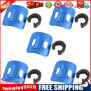 5pcs Bicycle C Buckle MTB Bike Brake Line Case Cable Tube Fixed Base (Blue)