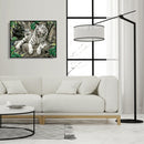 DIY Digital Oil Painting By Numbers Three Tiger Wall Picture Home Decoration
