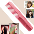Thickening Haircut Comb Home Salon Fine Tooth Hair Bangs Comb (Red S)