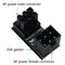 2x 180 Degree Angled Connector ATX 6 Pin Power Supply Adapter for Graphics Card