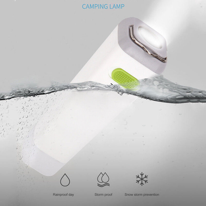 Waterproof Portable LED Camping Tent Lamp Searchlight Hanging 300lm Flashlight