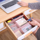DIY Drawer Divider Household Storage Box Partition Board (8pcs Light Pink)