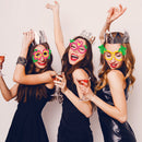 6pcs Hawaii Summer Party Paper Glasses Kid Beach Party Funny Photo Props Decor