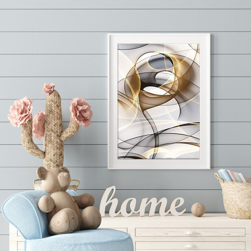 5D DIY Diamond Painting Full Round Drill Abstract Rhinestone Mosaic Picture K