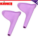 Yanten 2pcs Portable Women Urinal Travel Outdoor Stand Up Pee Urinator