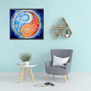 Partial Special Shape Drill Diamond Painting sun and moon Rhinestone Draw