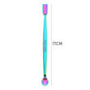 Multifunction Spoon Stainless Steel Double Headed Cuticle Pusher Spoon Nail T