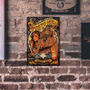 Tin Plates Wall Signs Painting Sexy Tattoo Girl Metal Plate Poster for Home
