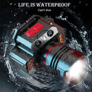 USB Portable Headlamp LED Work Bright For Camping Cycling Hiking Night Y1A E6B4