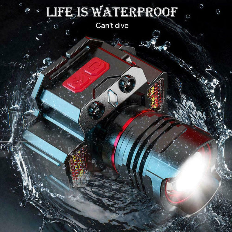 USB Portable Headlamp LED Work Bright For Camping Cycling Hiking Night Y1A E6B4