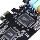 1PCS PCI-Express PCI-E 5.1 CMI8738 Chipset Audio Digital 5.1 Channel Sound Card Un