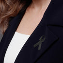 Black Ribbon Memorial enamel lapel pin badge- Queen Elizabeth II-1926 - 2022.
