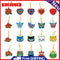 20pcs Greeting Card Pendants Diamond Painting Single Side Sticking Special Shape