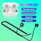 #A F17 Silicone True Wireless Bluetooth-compatible Anti Lost Loop Neck Strap Rop