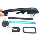 With Key Lock Outside Door Knob Door Handle For VW Volkswagen Golf Jetta Passat