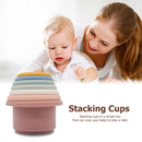 7pcs Montessori Silicone Stacking Cups Baby Early Education Puzzle Toys (1)