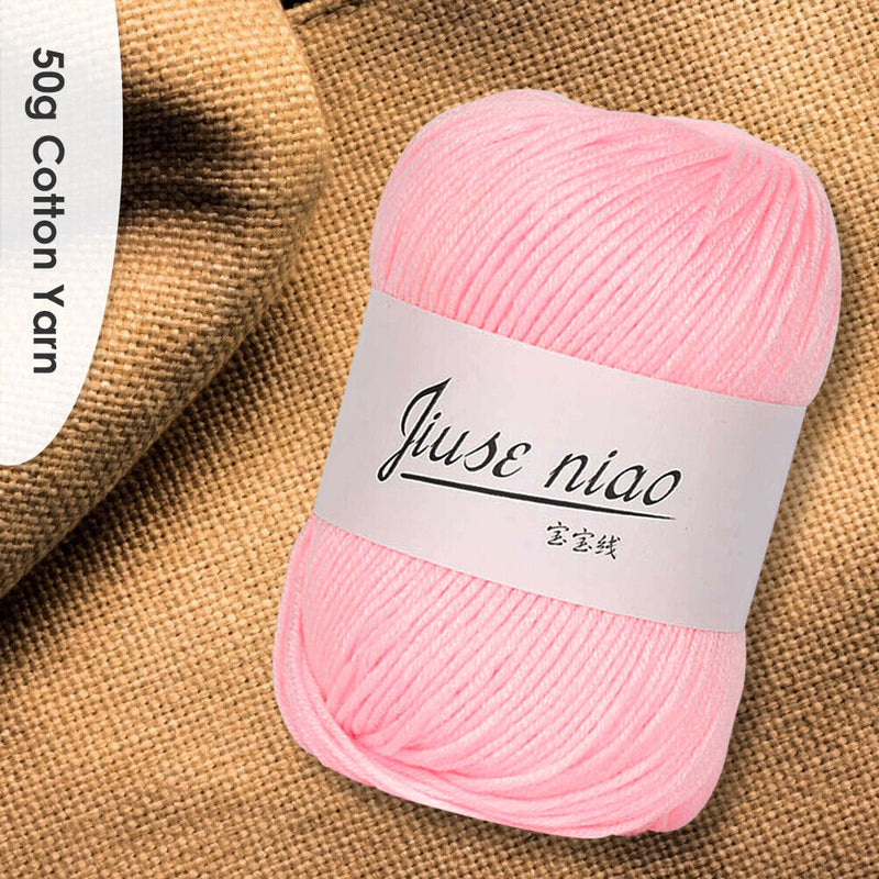 50g/roll 6-strand Cotton Yarn for Crochet Knitting DIY Thread Material (02)