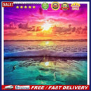 Oil Paint By Numbers Picture DIY Drawing Ocean Sunset Art Drawing on Canvas
