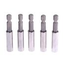 5 Pieces 1/4" Hex Shank Magnetic Drill Bit Holder Extension Extender Newly