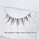 Short Makeup Tools Single Cluster Cross Makeup Lashes Messy False Eyelashes