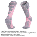 Electric Heating Socks Winter Foot Warmer for Snow Camping Hiking Skiing (Pink)