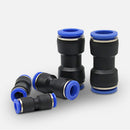 40pcs 6/8/10/12mm Pneumatic Air Line Fittings Plastic Straight Gas Quick Connect