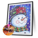 5D DIY Special Shaped Diamond Painting Snowman Cross Stitch Craft Kit Home