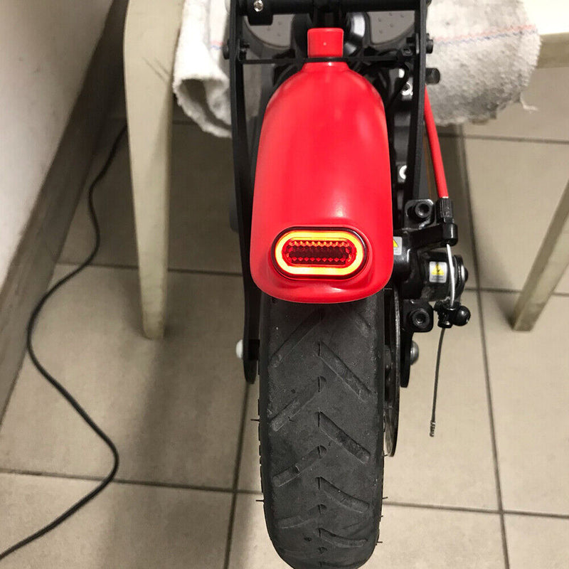 Scooter Rear Fender w/ Taillight for M365/M365 Pro (Red Fender+Taillight) Newly