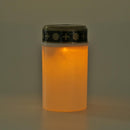 Cemetery Electronic LED Candle Lamp Flameless Solar Decor Tea Light (White)