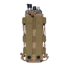 Molle Water Bottle Bag Travel Camping Hiking Kettle Holder Pouch (Mud) Newly